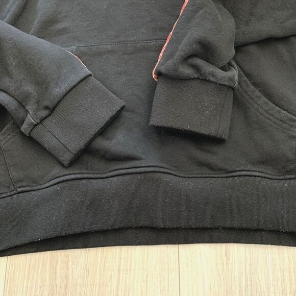 Profound Aesthetic Hoodie Pullover Hooded Sweatshirt Black Red Floral Men Size S - Picture 7 of 10